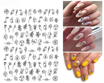 Nail Stickers Etsy Nail Stickers Etsy