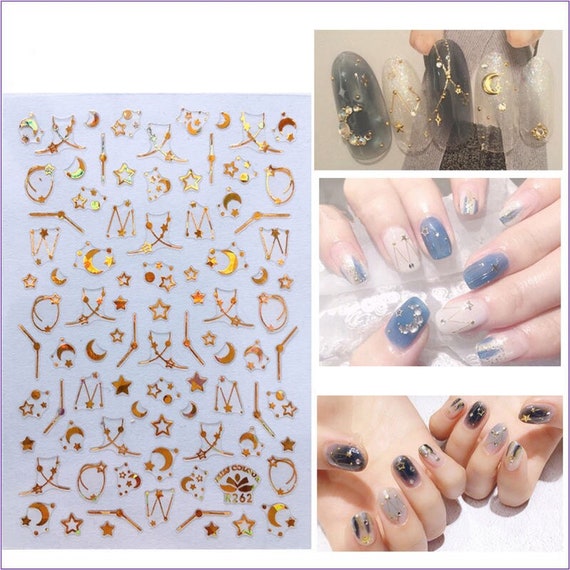 Nail Art Stickers-L (Gold) - Missu Beauty Network