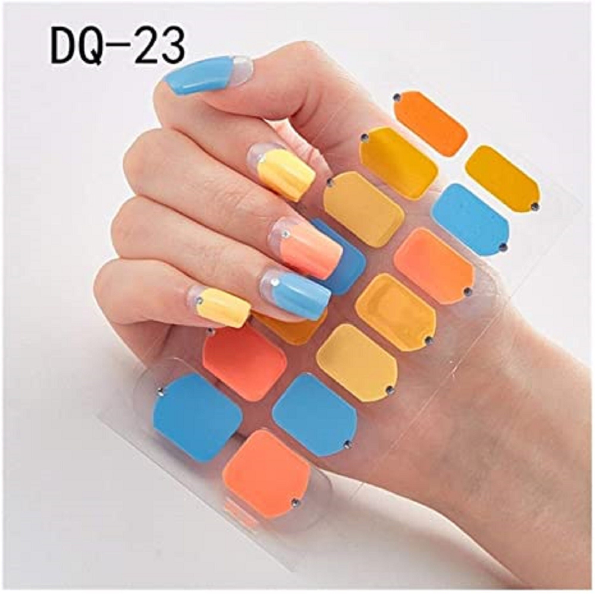 Nail Art Stickers Self Adhesive Nail Polish Wraps Nails Etsy