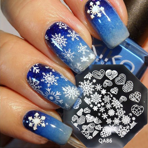 Image result for Nail Art Stamping christmas