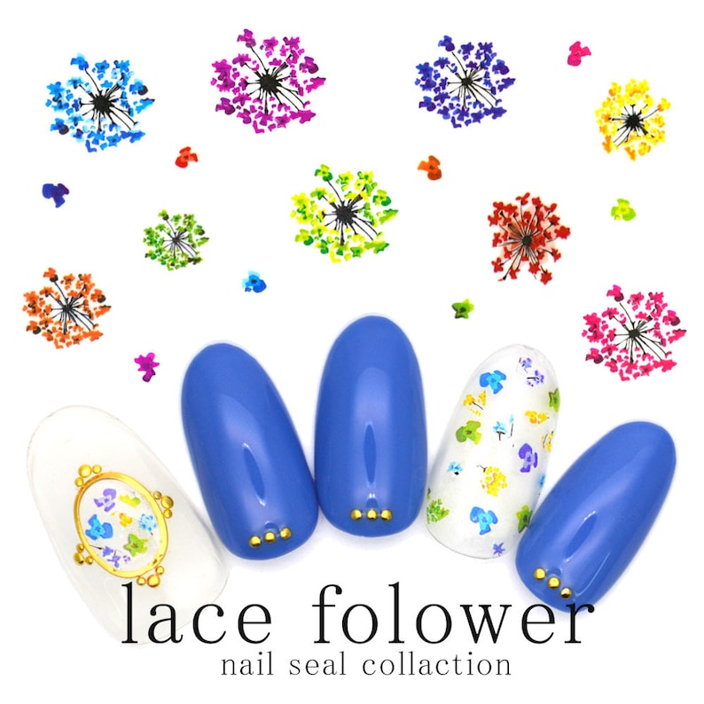 Nail Art Water Decals Stickers Wraps Dandelion Dried Effect Etsy