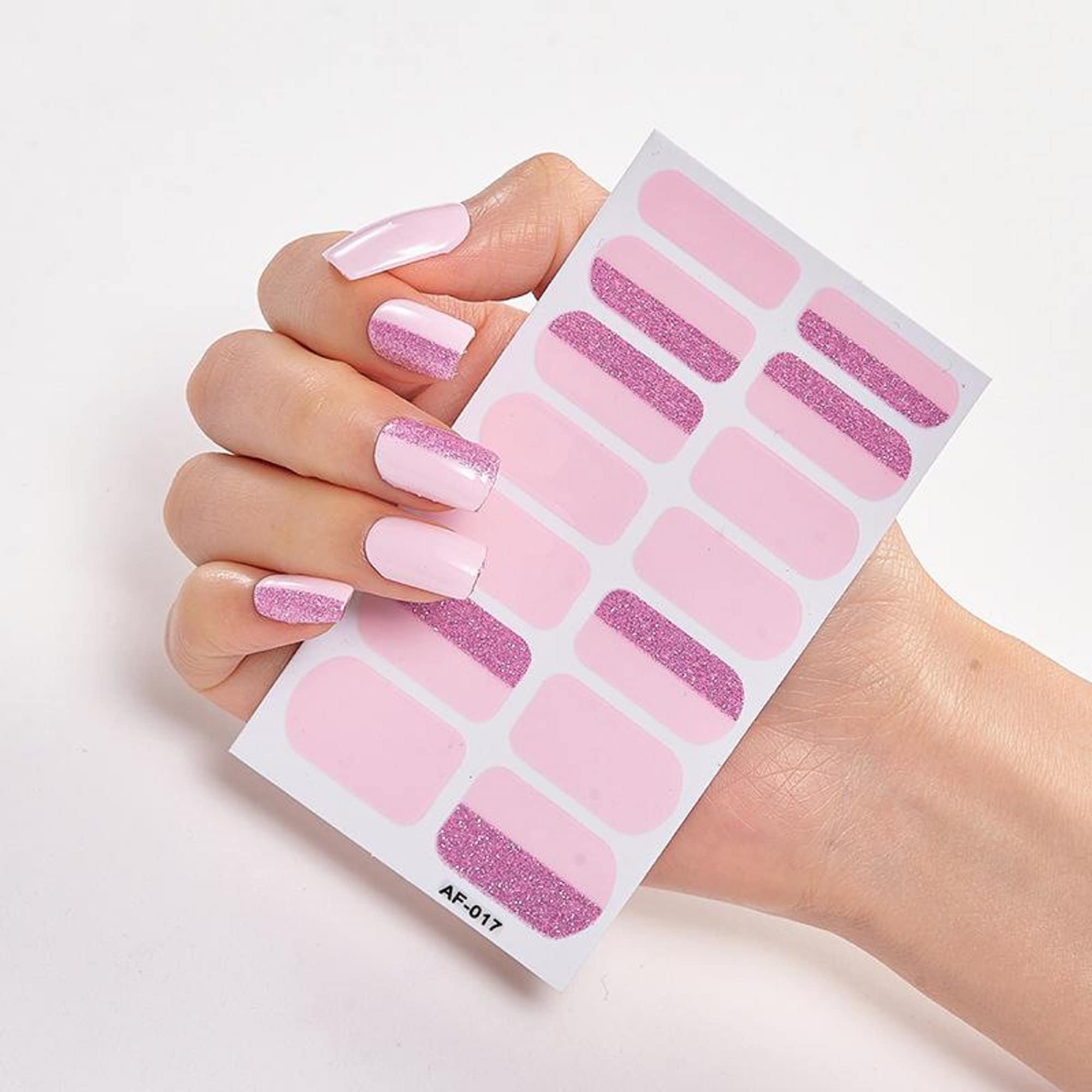 Nail Art Stickers Self Adhesive Nail Polish Wraps Nails Etsy