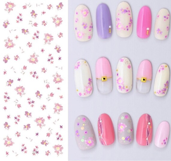 Nail Art Water Decals Stickers Transfers Spring Summer Water - Etsy UK