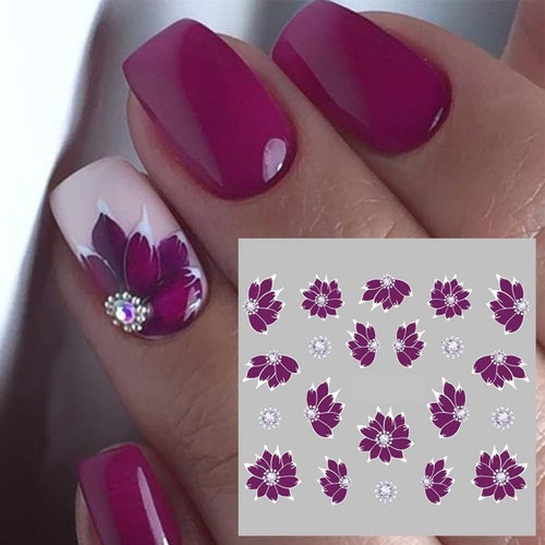 Nail Art Water Decals Stickers Transfers Spring Summer Water - Etsy