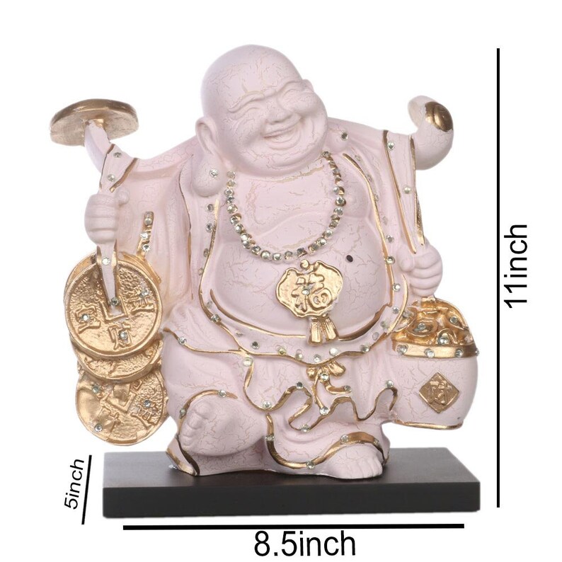 Money Buddha Statue with Bulb Light/ Buddha of Wealth & Etsy