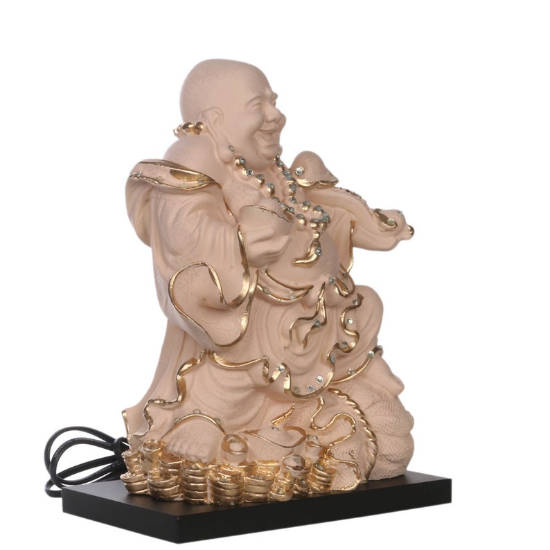 Money Buddha Statue with Bulb Light/ Buddha of Wealth & Etsy