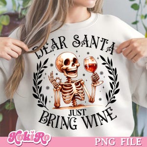 Beste kerstman, breng gewoon wijn, grappige vintage kerstwijn, retro kerst, alcoholische kerstsublimatie, kerstman, png