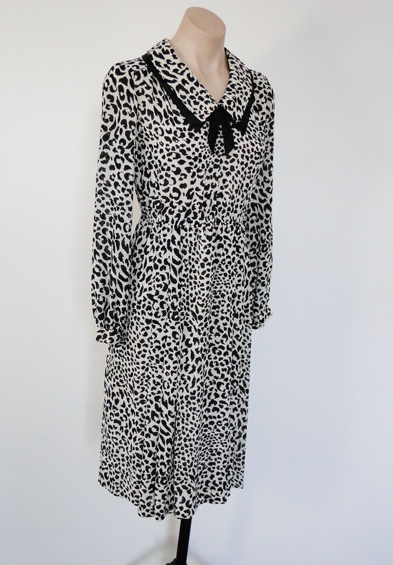 sheer leopard dress