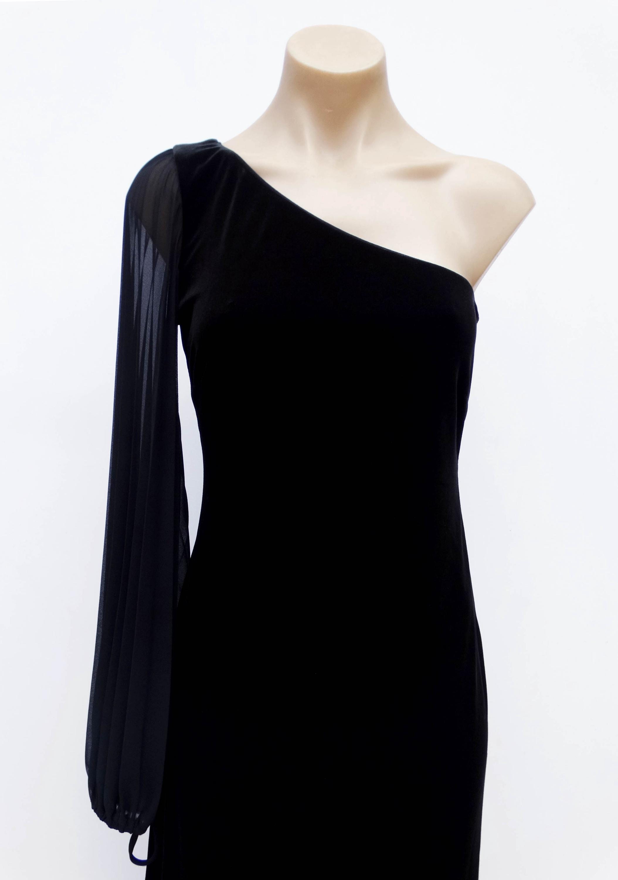 Betsey Johnson Black Velvet Dress - Etsy