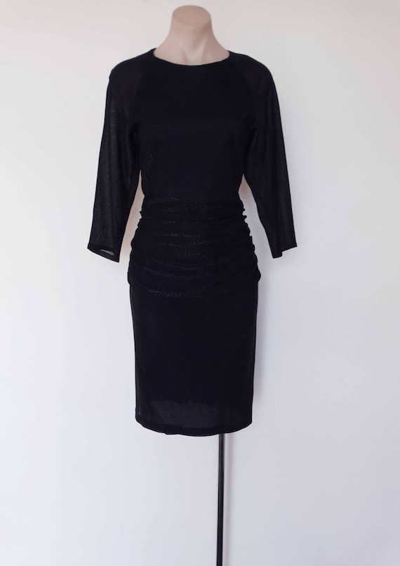 Vintage Cocktail Dress Vintage Party Dress Vintage 1980s Black Evening Dress Cattiva New York Vintage Black Tie Event Dress