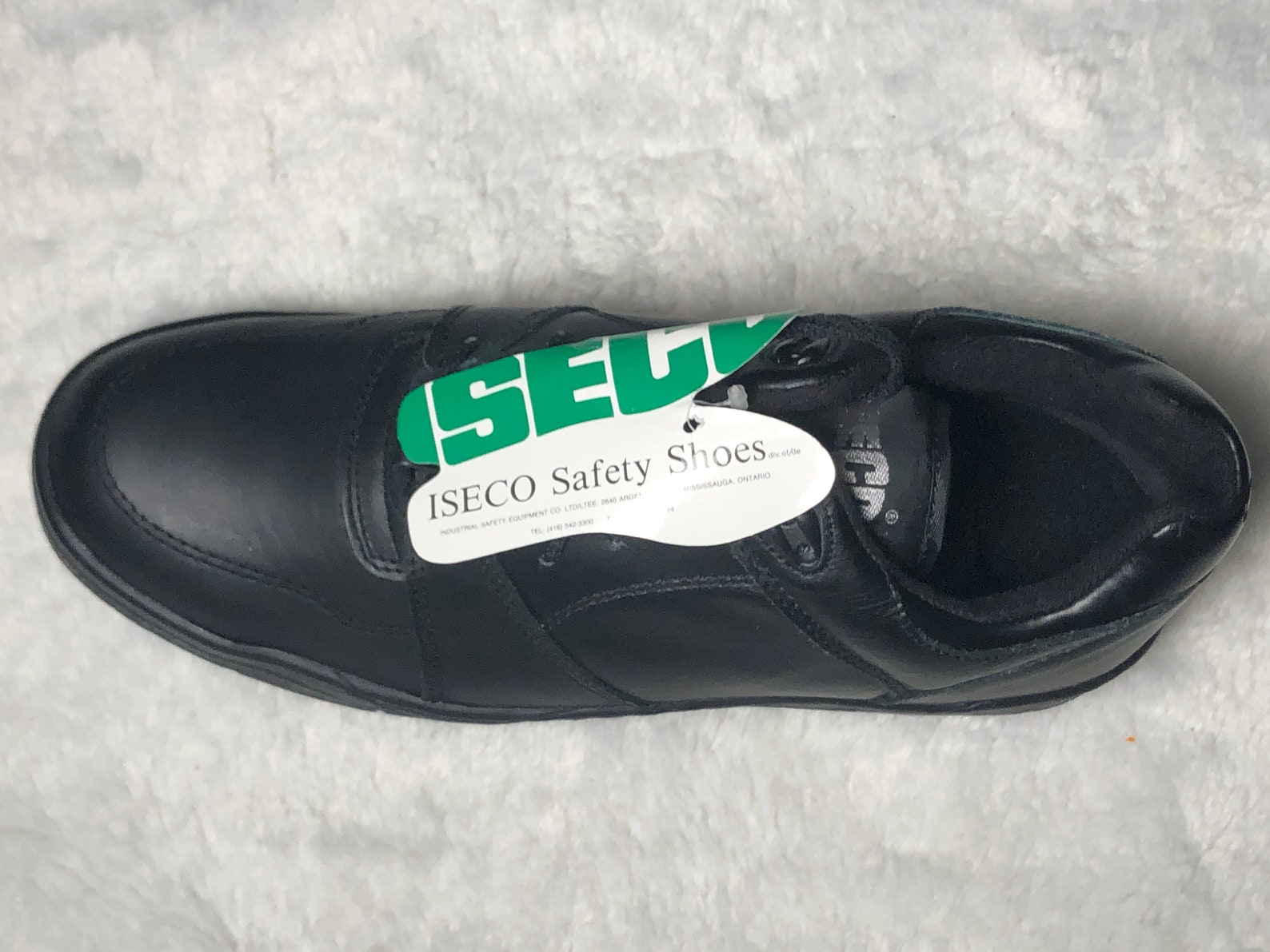 Mens Black ISECO Safety Shoes. Size 10. NEW Etsy