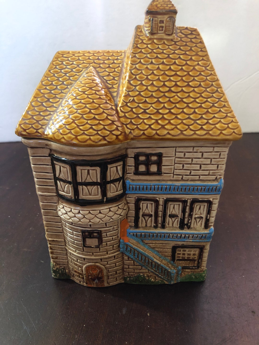 Vintage House Cookie Jar. Etsy