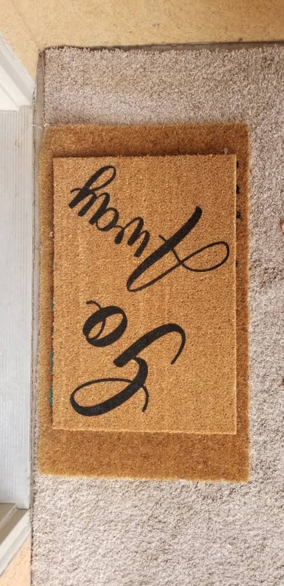 Go Away Doormat