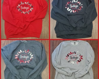 Ohio sweatshirt-Ohio Buckeyes sweatshirt-Buckeyes Sweatshirt-Ohio-Ohio State Buckeyes