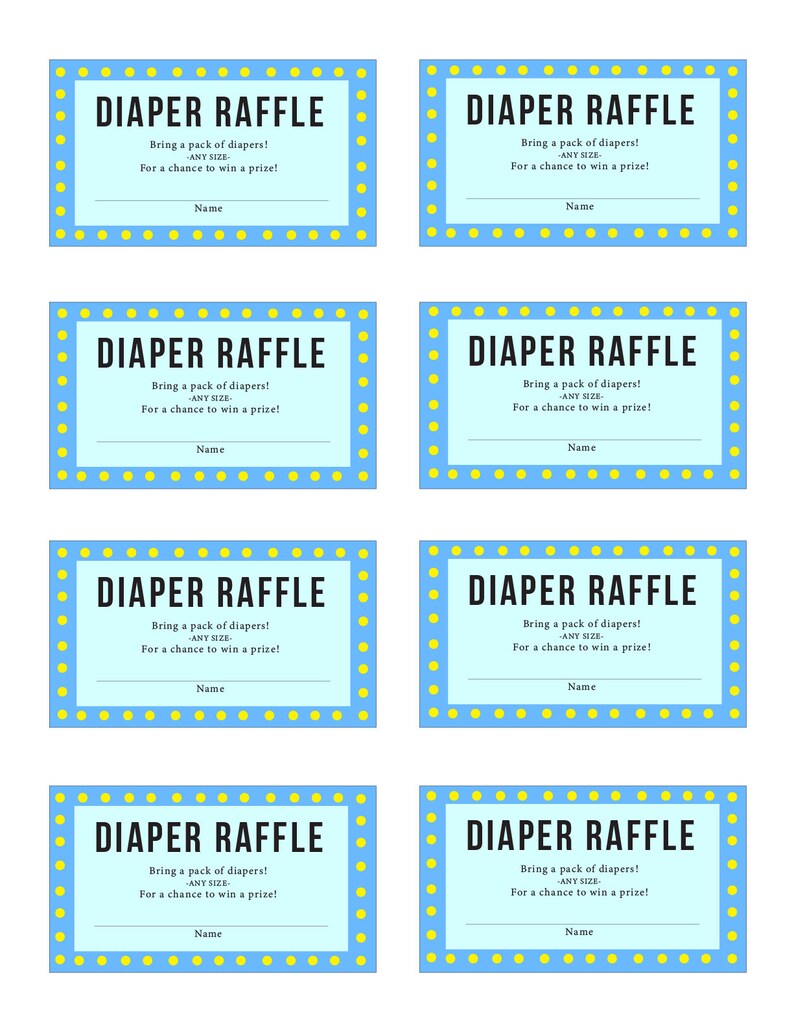 Blue Baby Shower Games Diaper Raffle 8 Games Answer Sheet Etsy Blue Baby Shower Games Diaper Raffle 8 Games Answer Sheet Etsy
