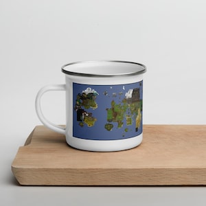 Old School Runescape Weltkarte Tasse