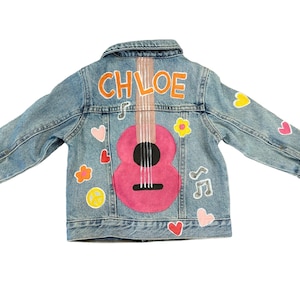 Baby/Youth Personalized Hand-Painted Denim Jacket