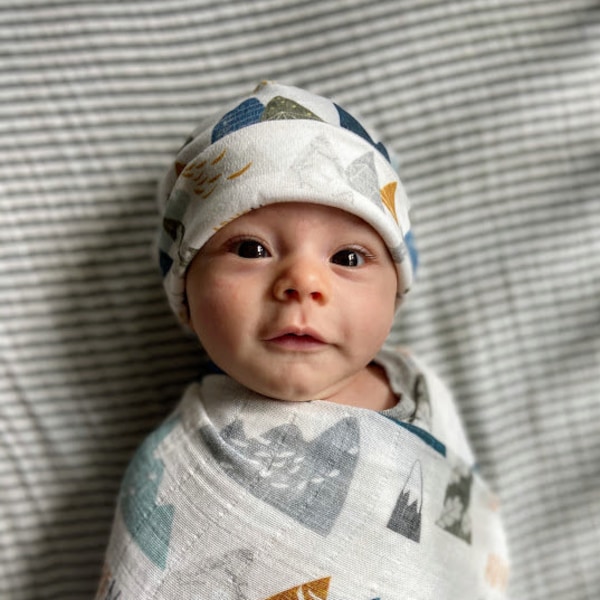 Blanket and Hat Etsy