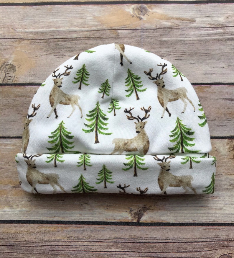 Newborn Swaddle Set Deer Organic Cotton Swaddle Set Swaddle Etsy