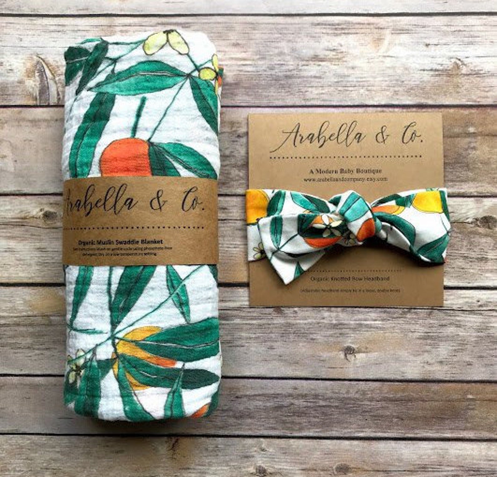 Newborn Swaddle Set Dear Clementine Organic Muslin Swaddle & Etsy