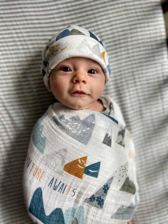 organic newborn hat