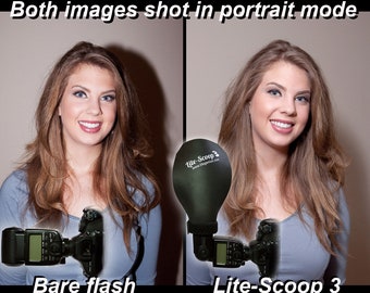 Lite-Scoop 3 photo flash reflector diffuser