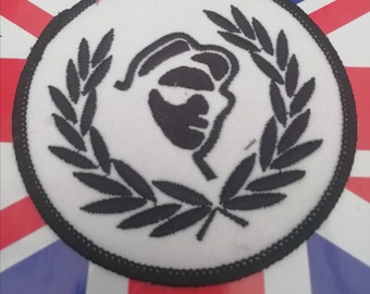 Ska 2 Tone chaqueta scooter bordada anorak parche para coser 10cm