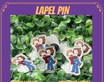 That Was Scary! Yellow Fever Acrylic Lapel Pins - TWO - Wayward Geeks