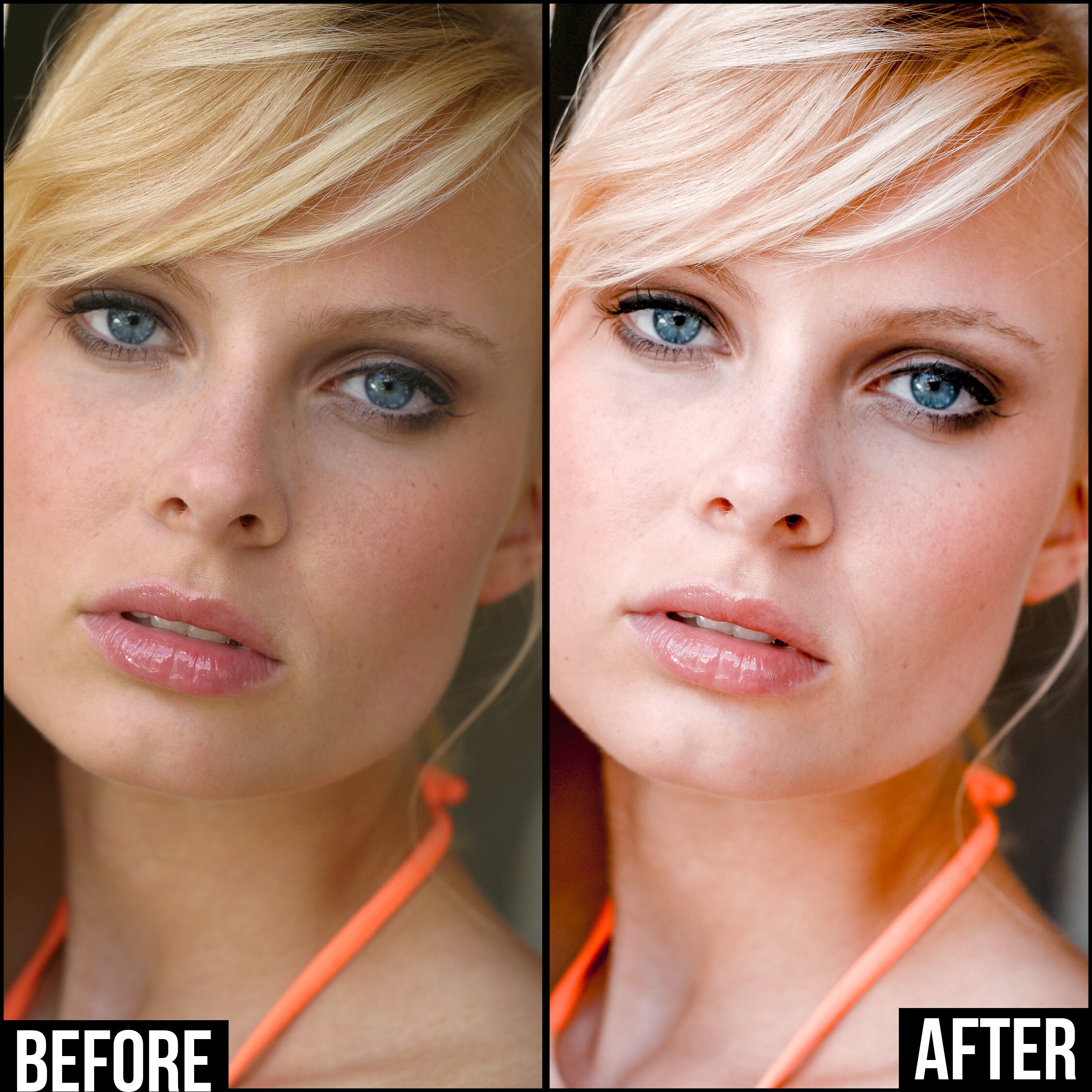 10 Portrait Lightroom Presets, Lightroom Mobile Presets, Lightroom Desktop Presets Etsy