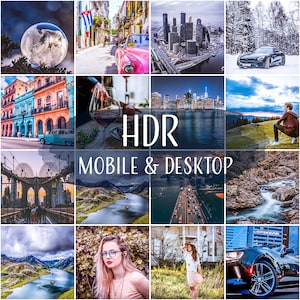 Lightroom Presets - New 26 HDR Mobile Presets for Instagram