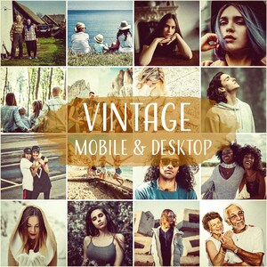 Lightroom Presets , Lightroom Mobile Presets , Presets , 40 Vintage Presets