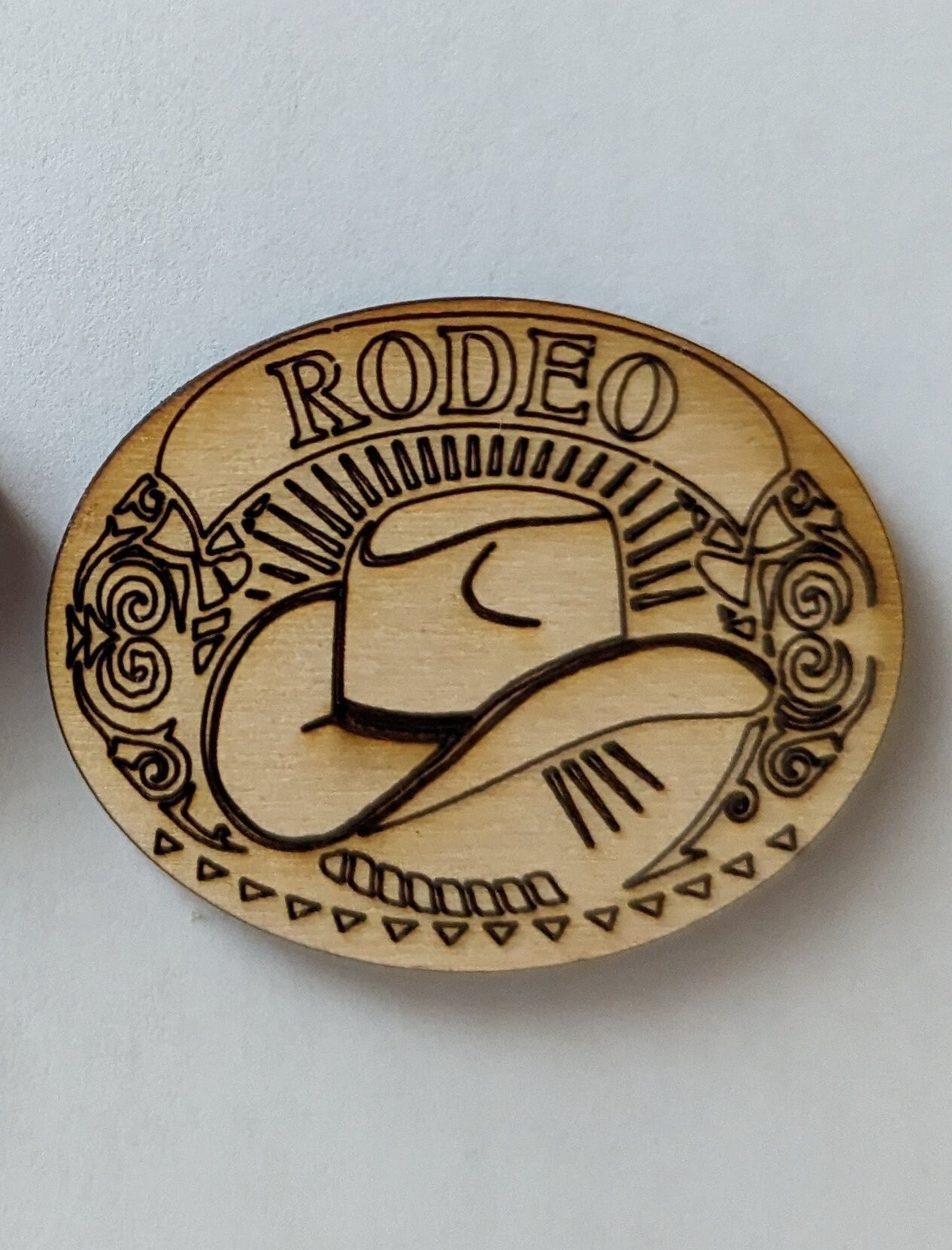 12 Rodeo Cowboy Belt Buckles Laser Cut Wooden Shape Crafting - Etsy