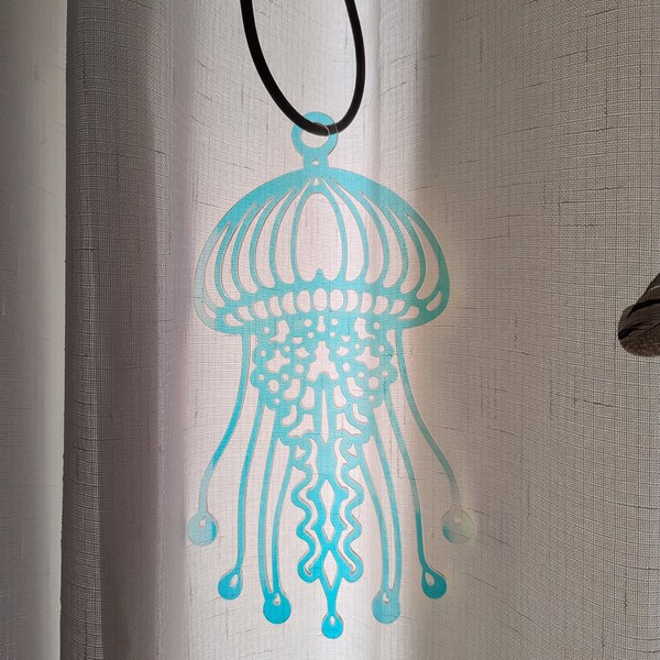 Iridescent Large Acrylic Jellyfish DIY Suncatcher