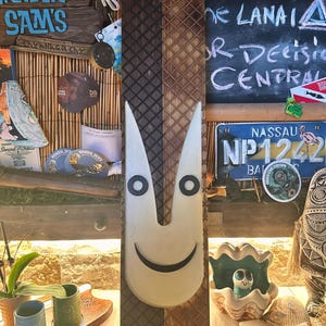 Two-tone Tiki Bob Mask