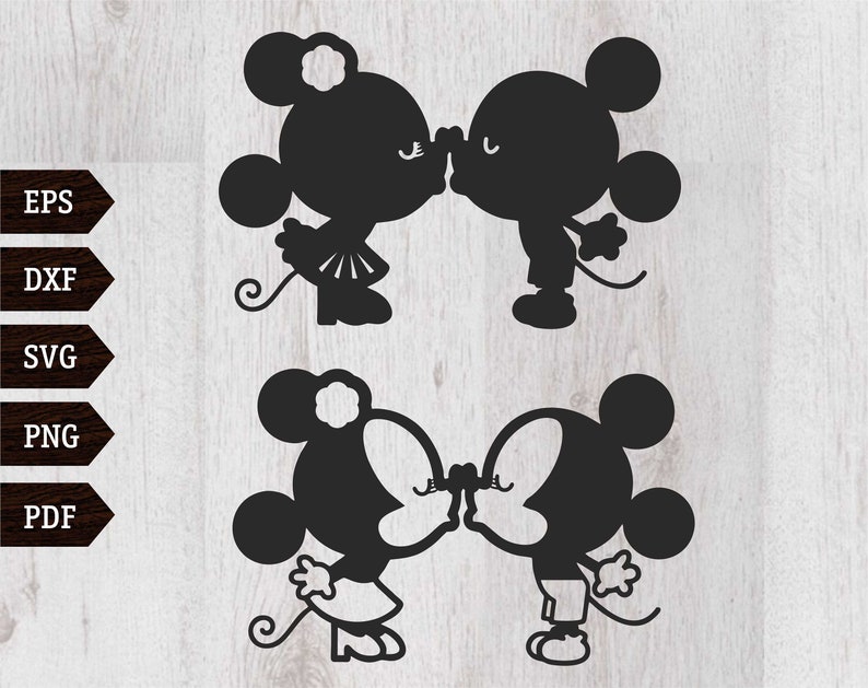 Download Mickey Svg Mouse svg Minnie Mickey Kiss svg Mouse svg Love ...