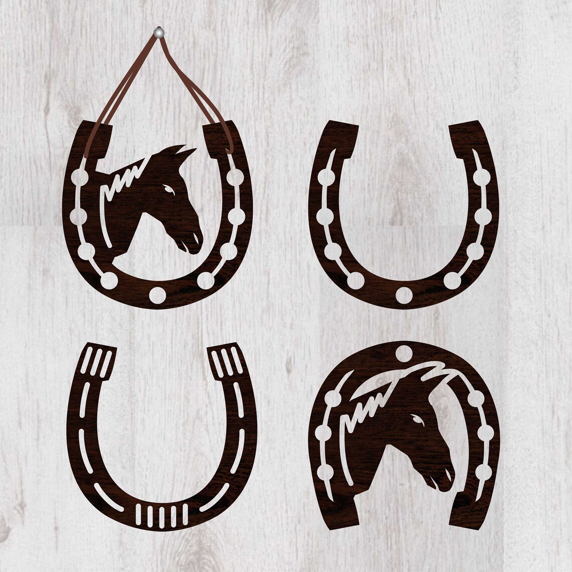 Horseshoe svg Horse svg Digital format DXF clipart Cut file Etsy