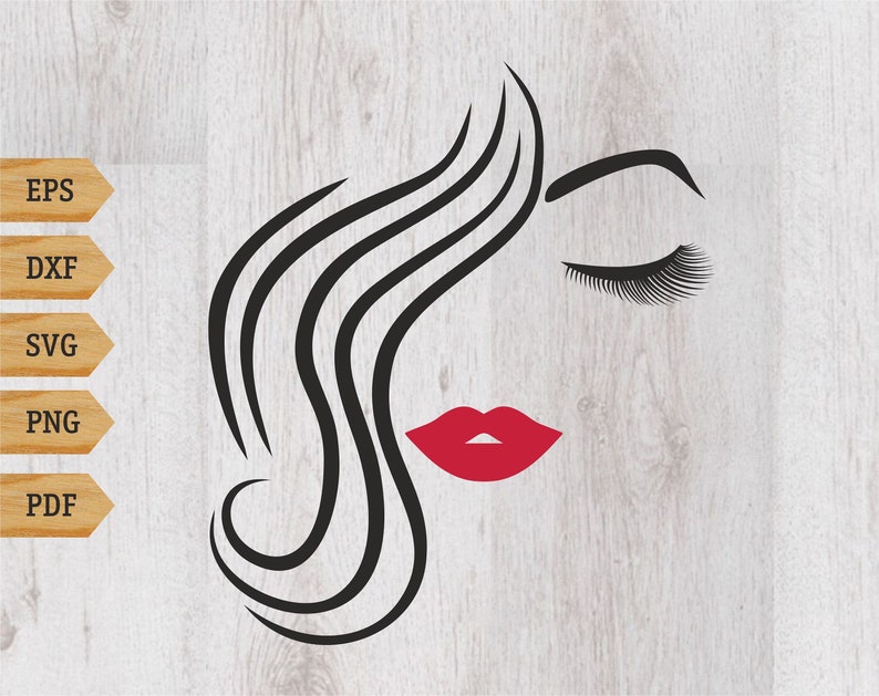 Download Woman Face Svg Eyes Hair Svg Eyelashes Svg Eyebrows Svg Lips Svg Woman Svg Eyelashes Clip Art Eyelashes Vector File Hear Svg Printing Printmaking Craft Supplies Tools