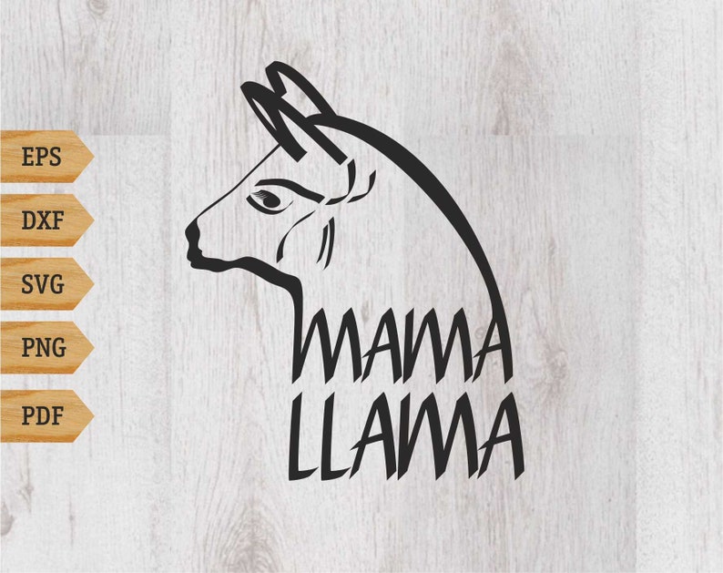 Download Kits How To Mama Llama Svg Llama Svg Mama Lama Svg Laser Cut Files Svg Dxf Vector Files For Silhouette Shirt Design Animal Clipart Llama Face Llama Head Carving Whittling