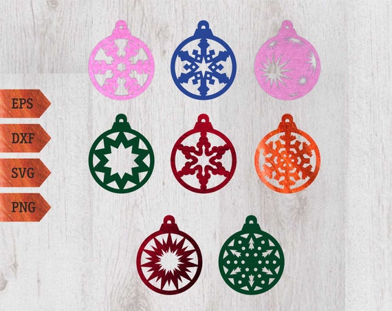 Download Christmas Balls Svg Christmas Clip Art Ball Vector Silhouette Etsy