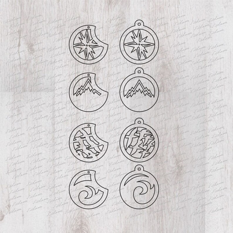 Wanderlust Svg File Jewelry Svg Earrings Svg Compass Mountain Bird Wave Pendant Svg 8 Templates Vector File Jewelry Cut Files Visual Arts Printing Printmaking Ninebot Ro