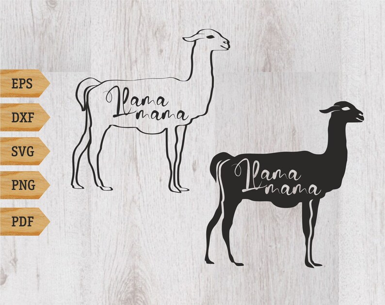 Free Free Mama Llama Svg 348 SVG PNG EPS DXF File