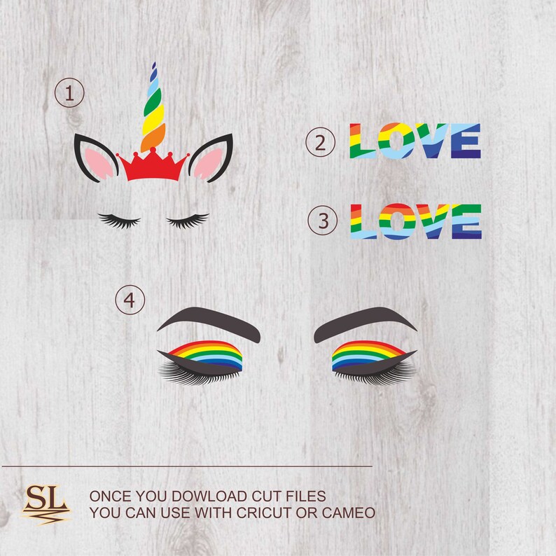 Download Rainbow Eyes Svg Love Rainbow Cut File Lgbt Svg Gay Pride Svg Pride Month Svg Instant