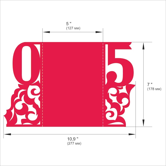 Download 50th Birthday Svg 50 Years Card 5x7 Svg Dxf 50th Birthday Gift Etsy