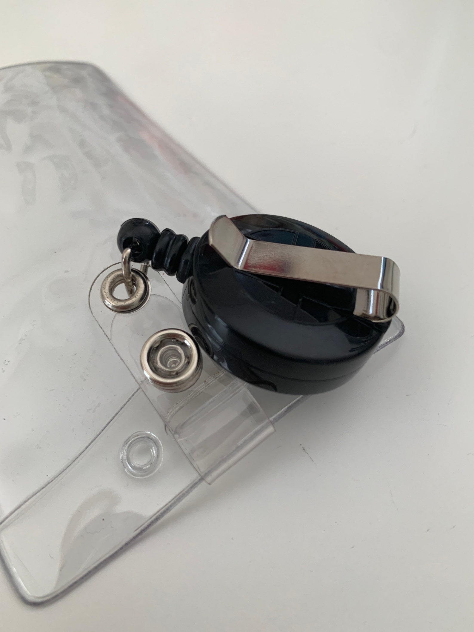 Clip on ID holder Etsy