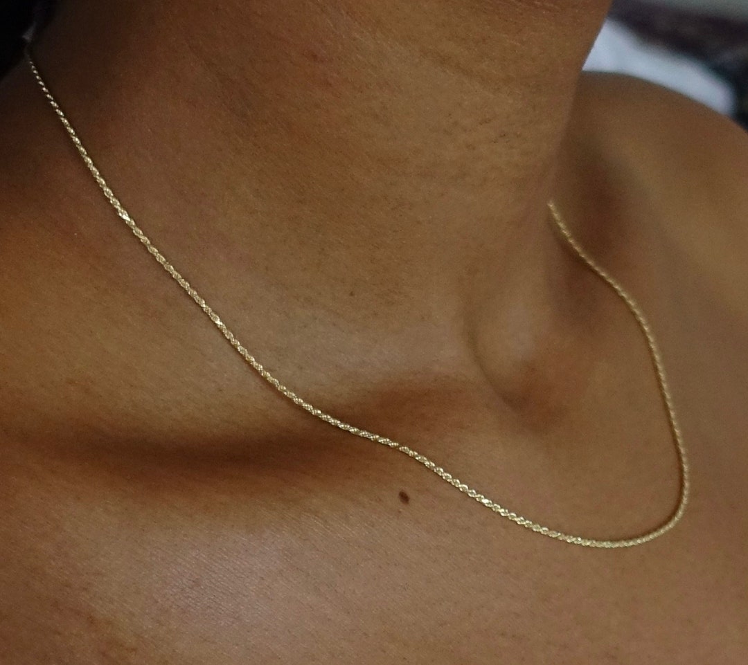 9ct gold rope chain 20 best sale inch