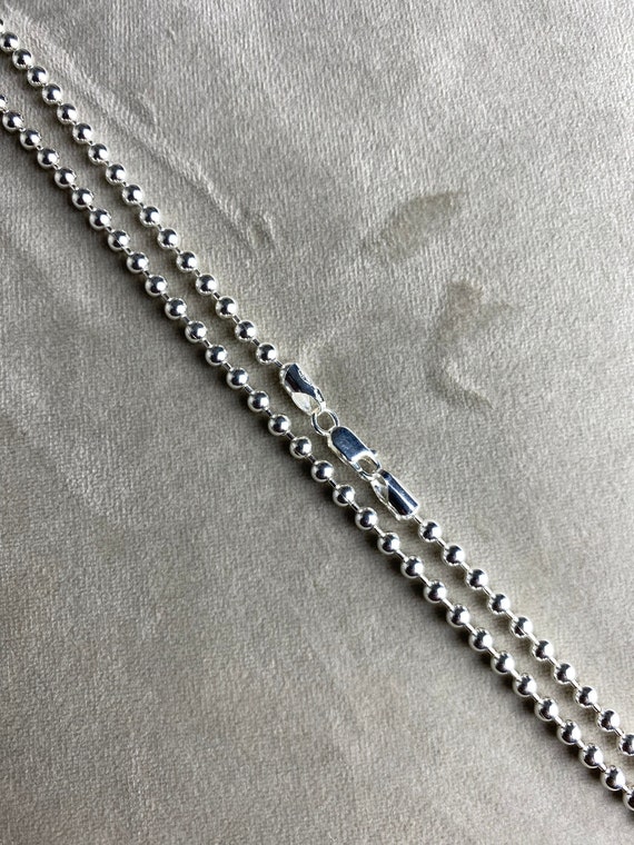 Silver Chain Solid Silver Chain Silver 