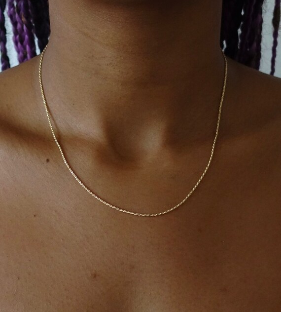 9ct Gold Rope Chain 18inch and 20inch 1 