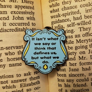 Pride and Prejudice enamel pin