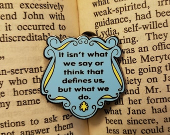 Pride and Prejudice enamel pin