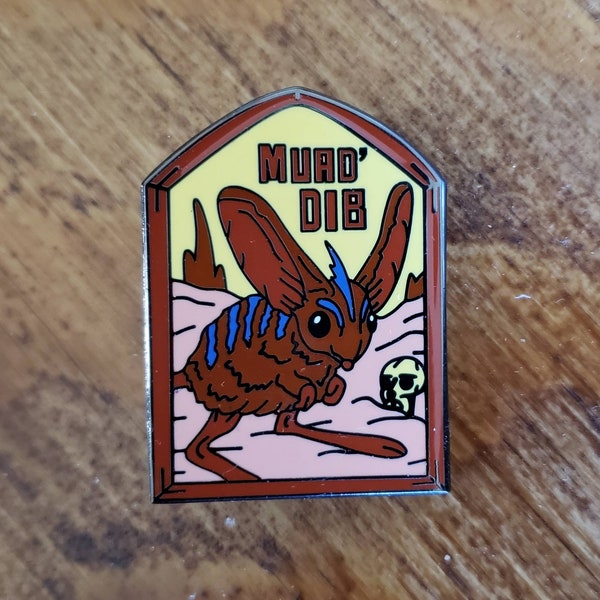 Dune Desert Mouse enamel pin